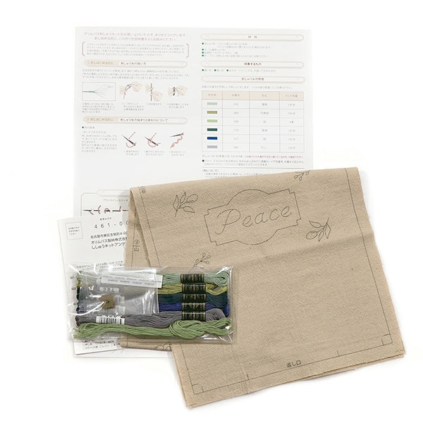Embroidery kit "French embroidery kit kit flower language of flower language 9088" Olympus