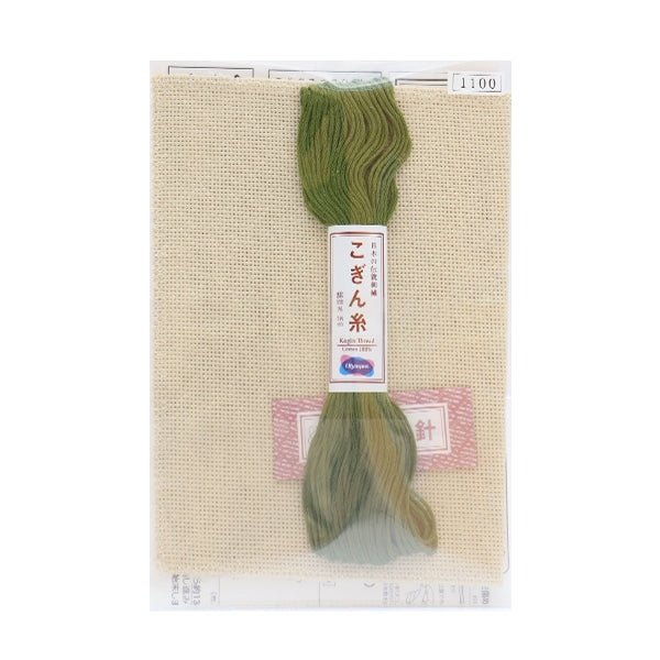 Embroidery kit "Kogin 10 tissue case beige" Olympus