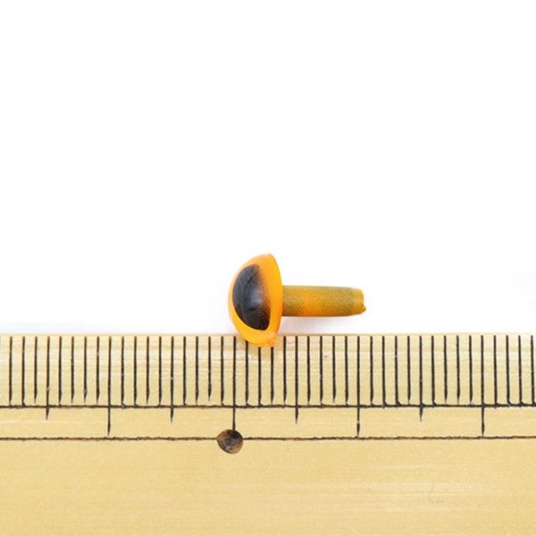手工艺品零件“猫的眼睛黄色7.5mm 8件B1-JA(A22)”