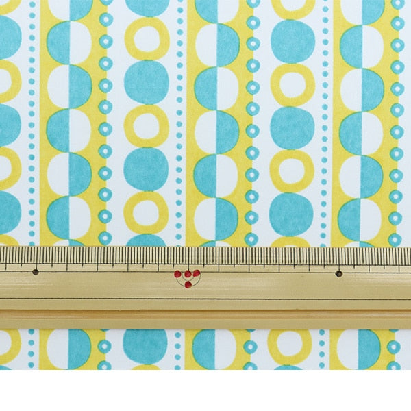 Washi "Nordic Pattern @ Zen Paper No.34 Pearl Spring 1/6 Size"