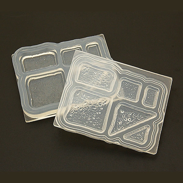 粘土レジン用型 『クレイジュエリー型抜き 食パン 立体型 1022』 サン工業