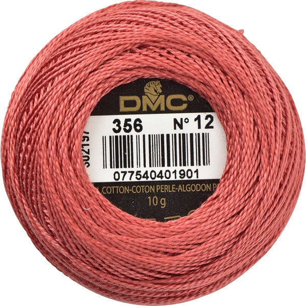 绣花线“ DMC 12号刺绣线356”