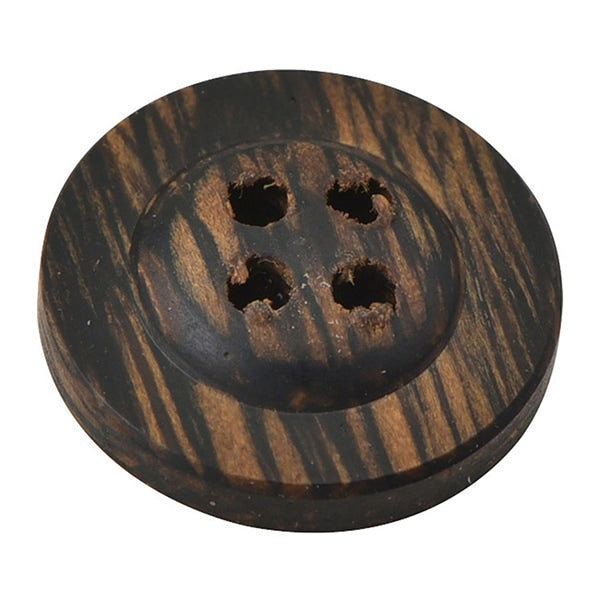 Button "Wood button 4 holes #6 1.3cm 1 piece OW7500"