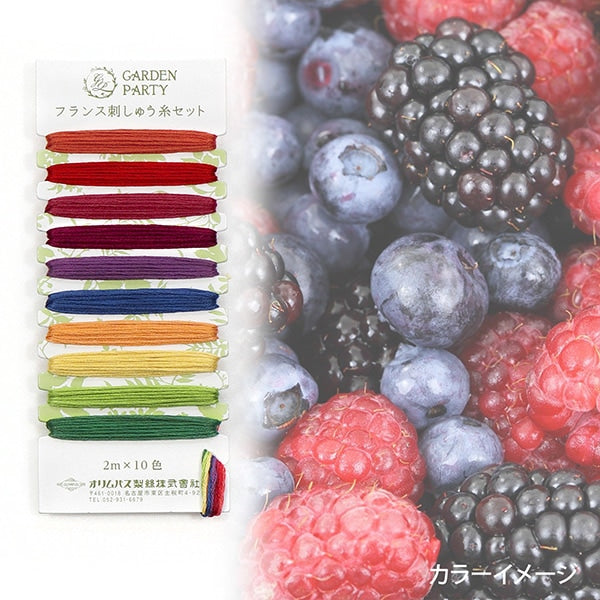 Embroidery thread "GARDEN PARTY (Garden Party) French embroidery thread set Vitamin GP-C5" Olympus