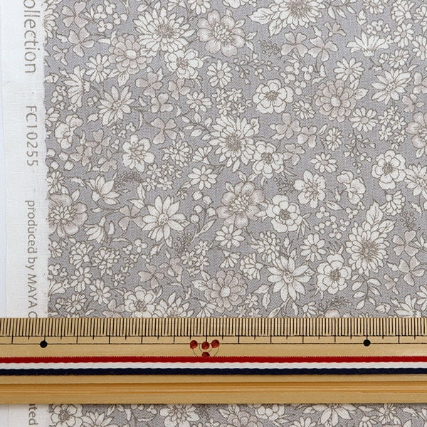 【数量5から】 生地 『ポプリン フィオーレコレクション 花柄 FC10255S-F』