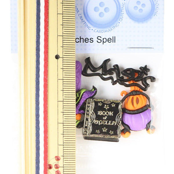 Button "Chilled button Witches Spell 7596" Dress It Up