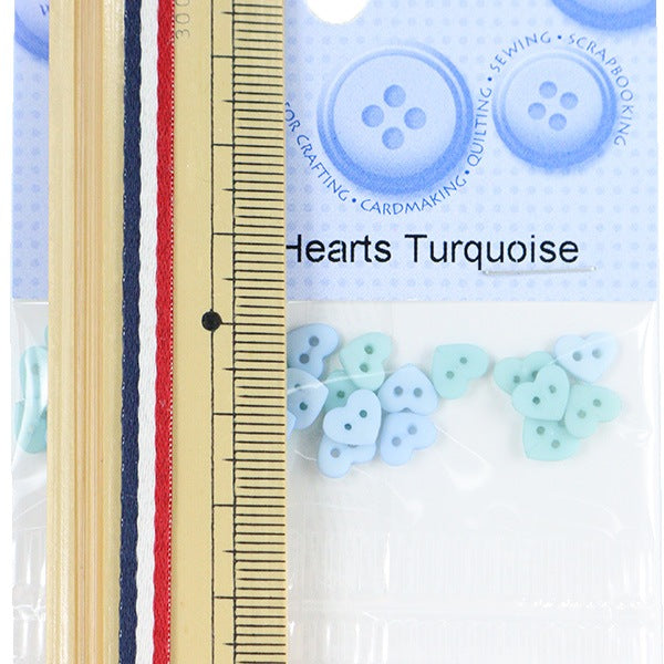 ボタン 『チルドボタン MM Turquoise 9534』 Dress It Up