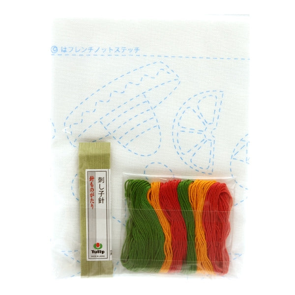 Embroidery kit "Hand-sewn flower Fukin kit SASHIKO WORLD MEXICO Amigo KSW-022" TULIP Tulip