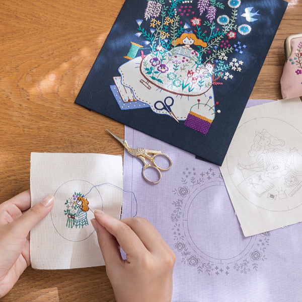 Embroidery kit "Hana and My Story Maguchi 542114" Lecien Lecien COSMO Cosmo