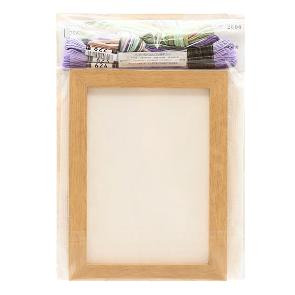 Embroidery kit "Cross stitch kit July lavender field 7547" Olympus
