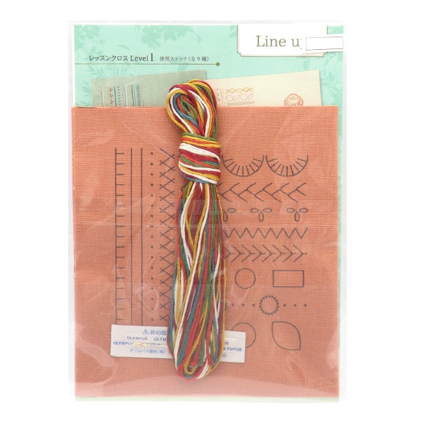 Embroidery kit "GARDEN PARTY's first French embroidery kit lesson lever2 gp-k8" Olympus