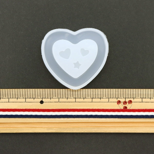 Resin Mold "Silicon Motif Space Use Heart RSSD-318" Eruberu Elbert