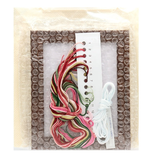 Embroidery kit "Flower arrangement that colors the season MAY Carnation and Suzuran 522205" LECIEN Lecien COSMO Cosmo