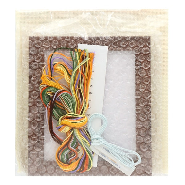 Embroidery kit "Flower arrangement that colors the season JULY sunflower and city forget 522207" LECIEN Lecien COSMO Cosmo