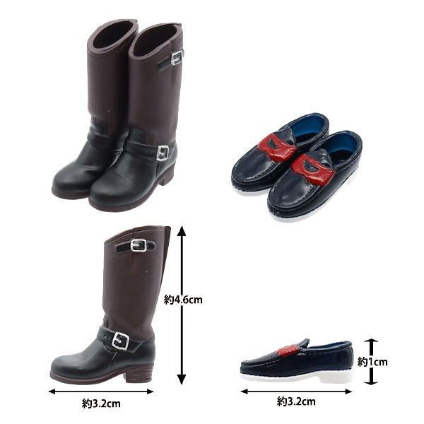 娃娃供应“ Pullip Engineer Boots&Loafers Blue MS-010”凹槽