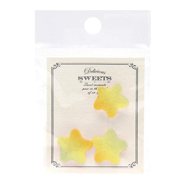 配件材料“ Sweets Parts Gummy Star类型3 RS-728” Eruberu Elbert