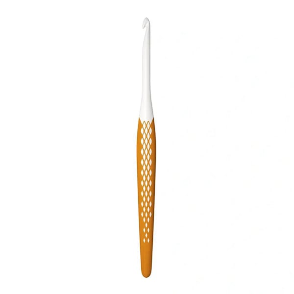 編織針 “人體工程學 鉤針 16厘米蜂蜜5.0mm”