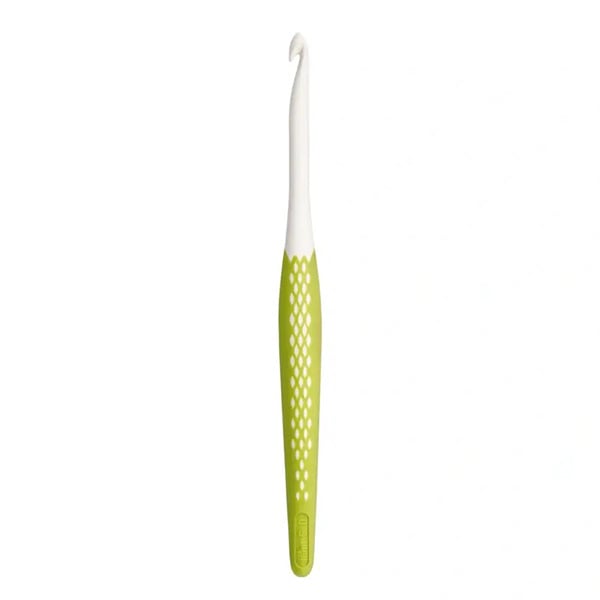 編織針 “人體工程學 鉤針 17厘米柑橘綠色6.0mm” Prym Prim