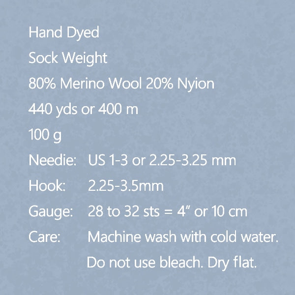袜子纱线 纱线 “ Nocta 1202颜色” Gusto Wool Gast羊毛