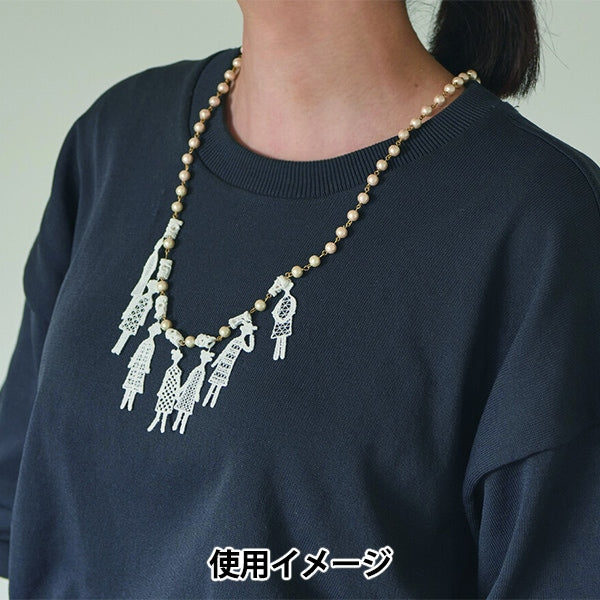 手工业饰边 “ 100 Neosan蕾丝白色Kazue Nakajima 562211” Lecien Lecien Cosmo Cosmo