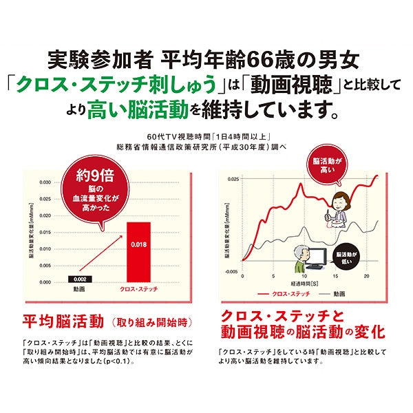 刺绣套件“脑训练手工艺杂交缝隙格蕾丝和拉皮斯蓝色YP-5”