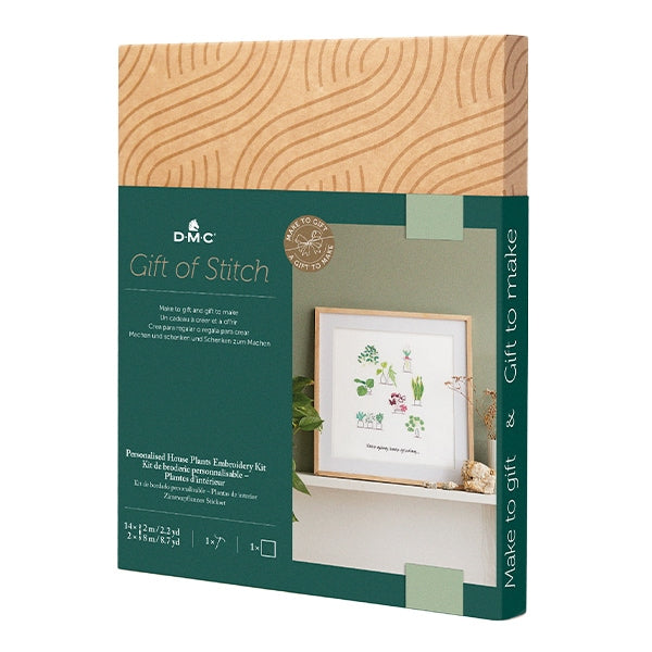 Embroidery kit "Gift of Stitch Family Plant TB181" DMC Dewhem Sea