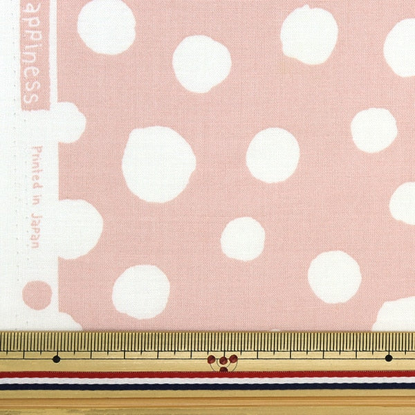 【数量5から】 生地 『スケア シンプルハピネス ドット ピンク SO-56700-2C』