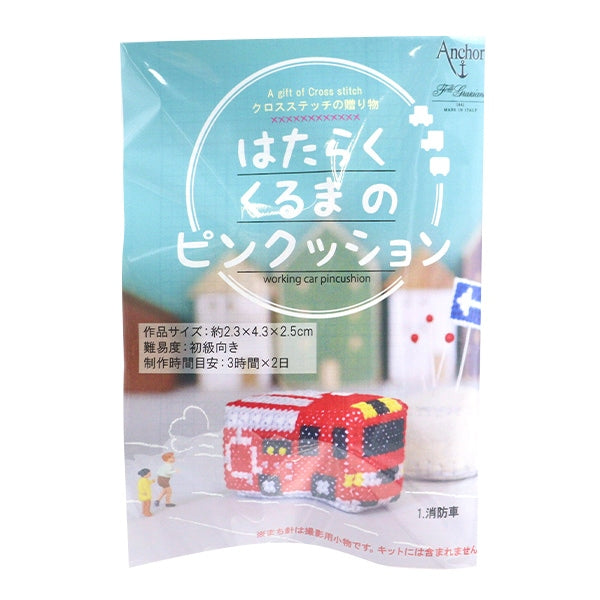 刺繡套件“握住karuma粉紅色墊子1。消防列車342743-1”