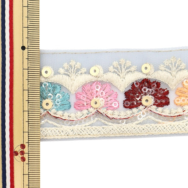 【数量5から】 手芸ブレード 『2023 インド刺繍ブレード 621K』