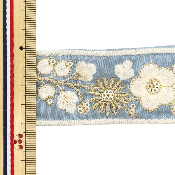 【数量5から】 手芸ブレード 『2023 インド刺繍ブレード 654I』