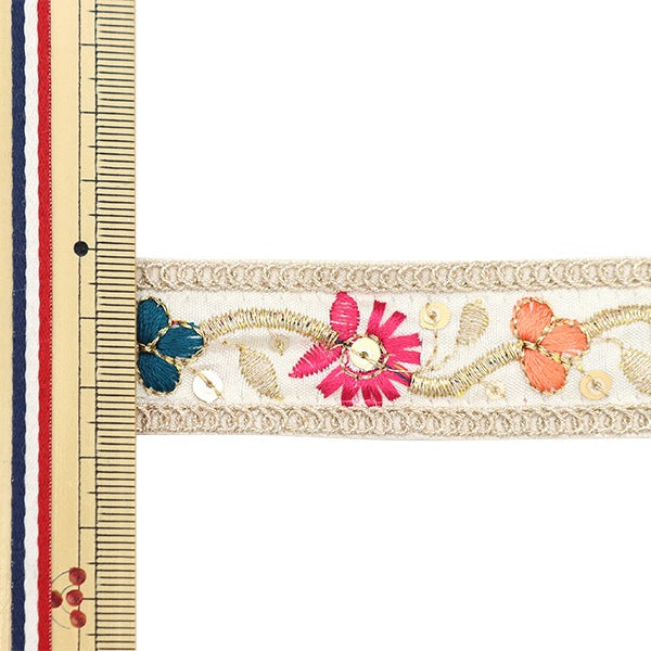 【数量5から】 手芸ブレード 『2023 インド刺繍ブレード 45916D』