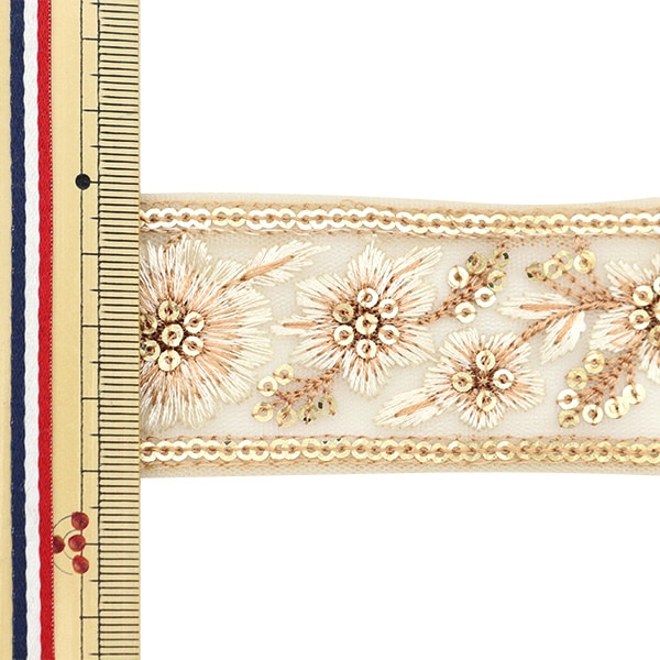 【数量5から】 手芸ブレード 『2023 インド刺繍ブレード 46033#1』