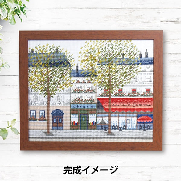 刺绣套件“ Onoe Megumi欧洲景观Maronnier有色巴黎城市7578” Olympus