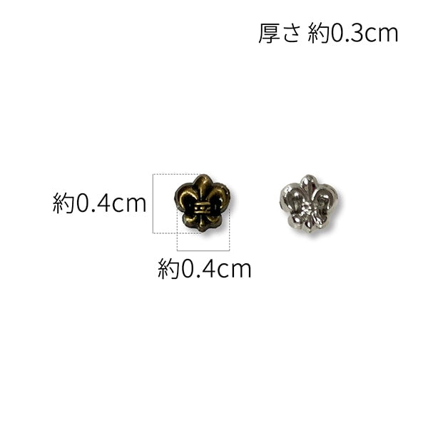 手工艺品零件“带脚迷你纽扣Yuri DDP-30”