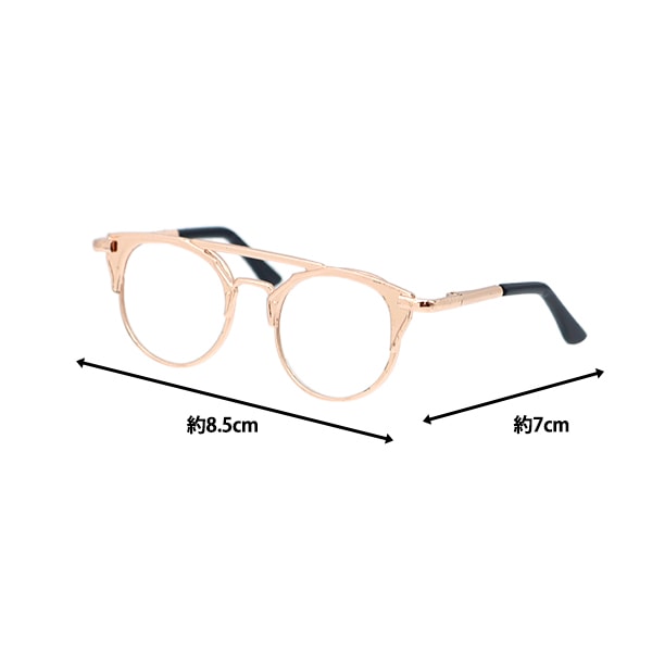 娃娃零件“娃娃眼镜8.5厘米清除DA-245G8.5-CR”