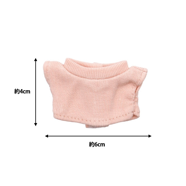 手工艺品零件“毛绒玩具衣服简单T恤S大小浅粉红色MPA-3B-S”