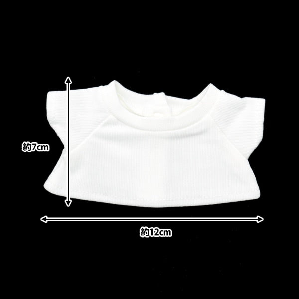 手工艺零件“毛绒玩具衣服简单T恤L大小白色MPA-3A-L”