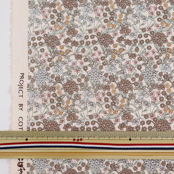 【数量5から】 生地 『ブロード 小花柄 グレー KTS7061-D』 COTTON KOBAYASHI コットンこばやし 小林繊維