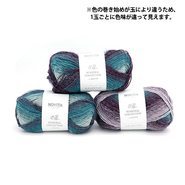 Fall and winterYarn "Novita Kajastus 870 No. Asagiri" novita Novita
