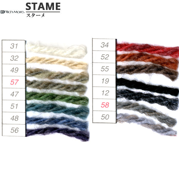 秋冬纱线 “ Stame(Stam)第58颜色” Richmore Rich More
