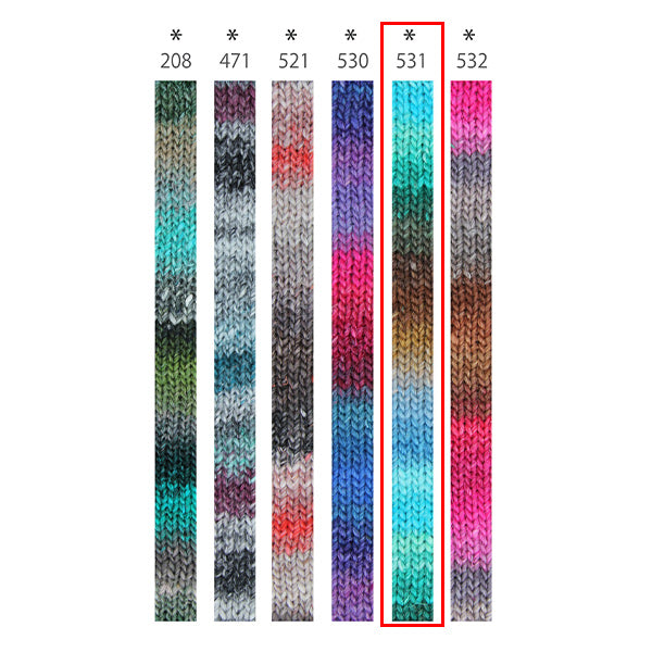 秋冬纱线 “丝绸花园531颜色” Noro Hideaku Noro
