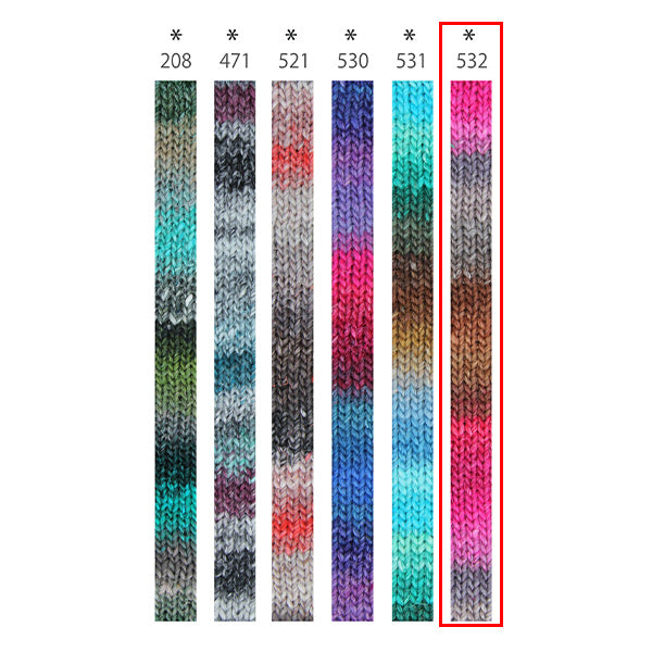 秋冬纱线 “丝绸花园532颜色” Noro Hidaku Noro