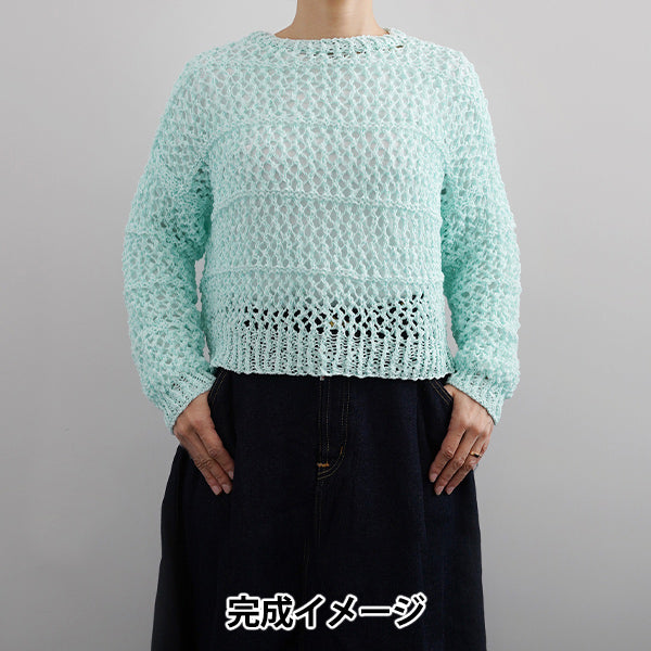 編み物キット 『メッシュバックスリットプルオーバーA 25S-0201』 DARUMA ダルマ 横田