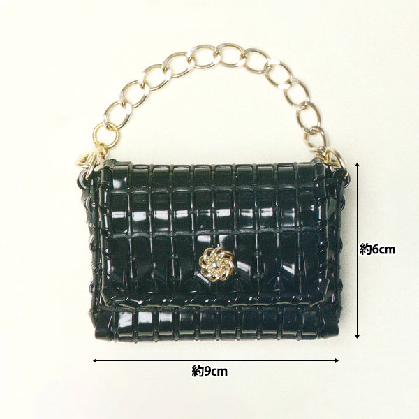 手工艺品套件“ iroha cord mini迷你袋套件黑色10-4886"