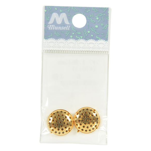 手芸金具 『シャワー カン無し ゴールド 15mm 2個入り #7013』