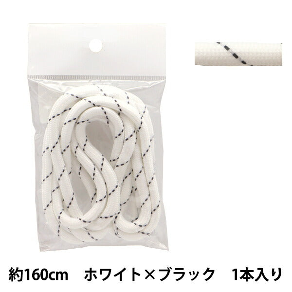 手工艺品材料“智能手机圈式代码约160厘米,白色X黑色ZA0551”