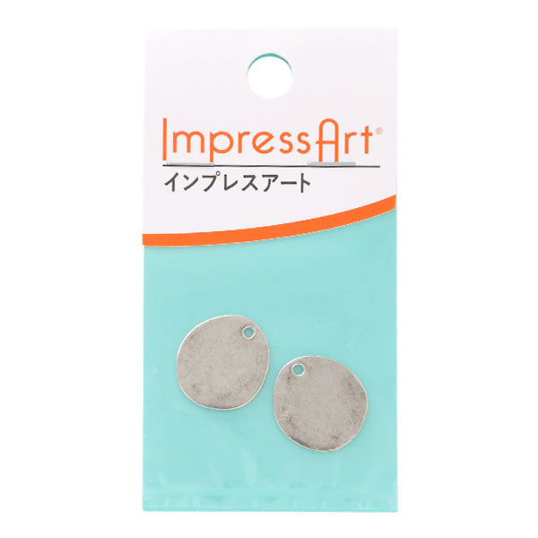 メタルスタンピング 『ImpressArt スタンピングブランク リバーストーン 約20×19mm 1個入 U3504//5』