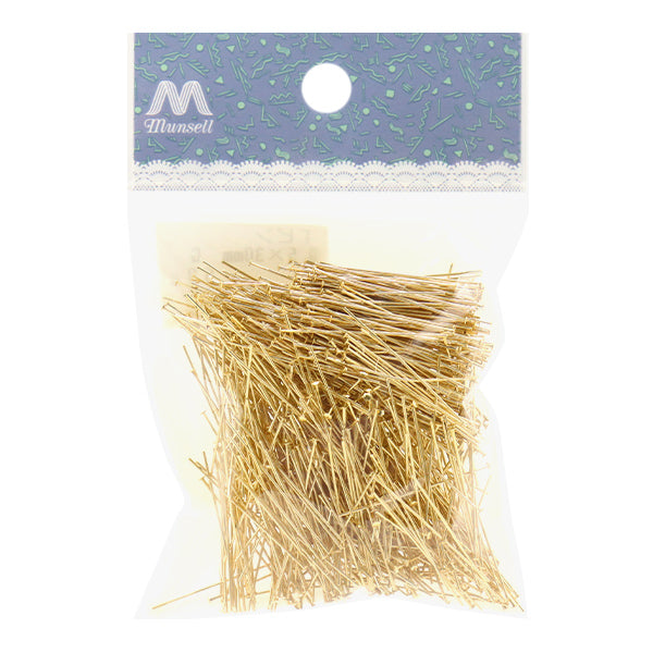 Handicraft bracket "T pin 0.5 x 30mm gold 50g about 900 pieces"