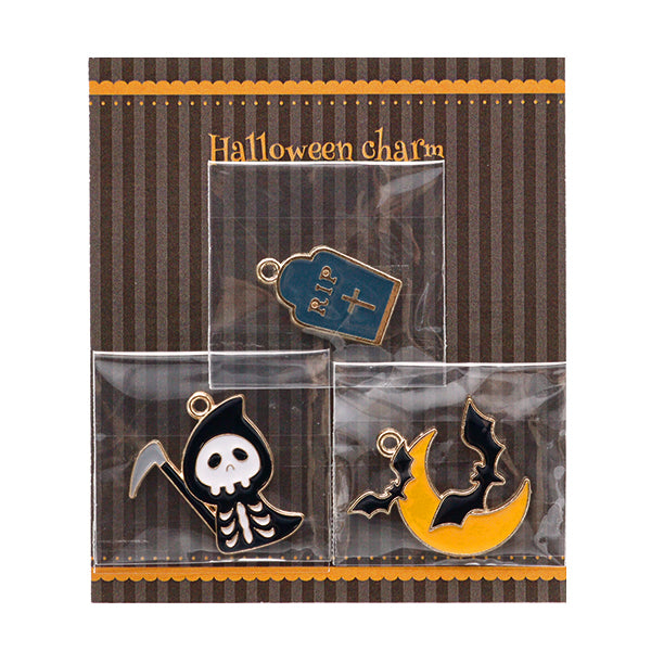アクセサリー素材 『ハロウィンチャームセット 3個入リ RSP-589』