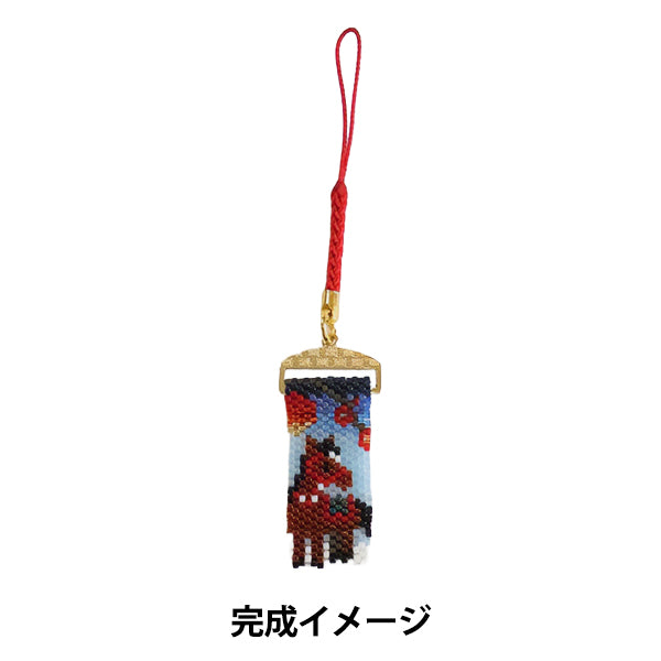 BeadsKit "Umenetsuke on a horse in return PB-357" HOBBIX Kyoto Nishijin Hobbix